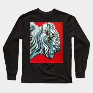 Abstract buffalo Long Sleeve T-Shirt